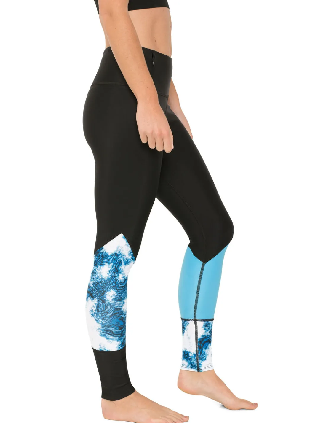 Women's Swim Legging (Regular & Plus Size) - Peaceful Hawaii