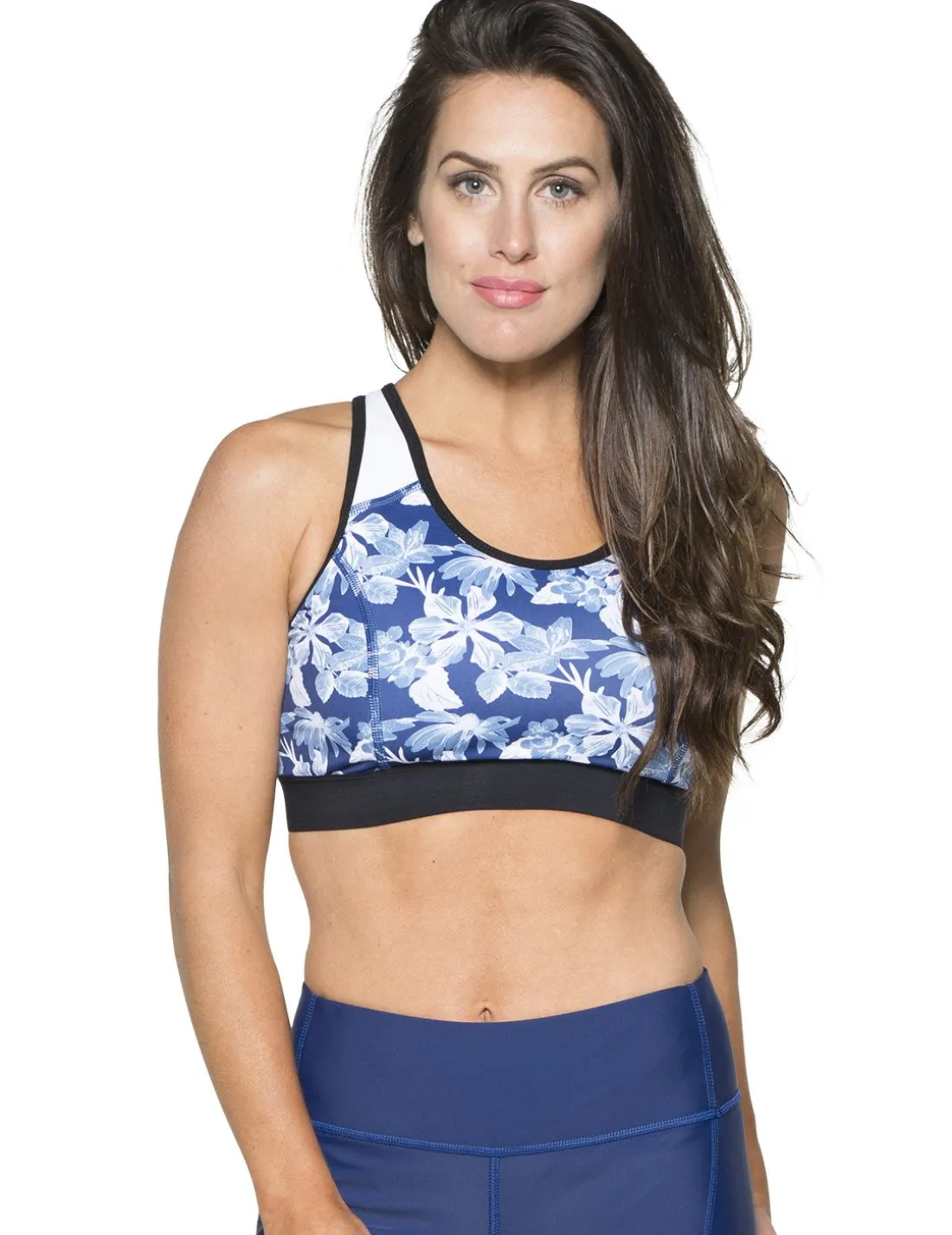 Women's Swim Sport Top (Regular & Plus Size) - Retro Floral