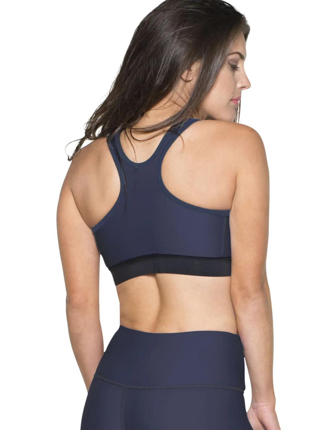Women's Swim Sport Top (Regular & Plus Size) - Black